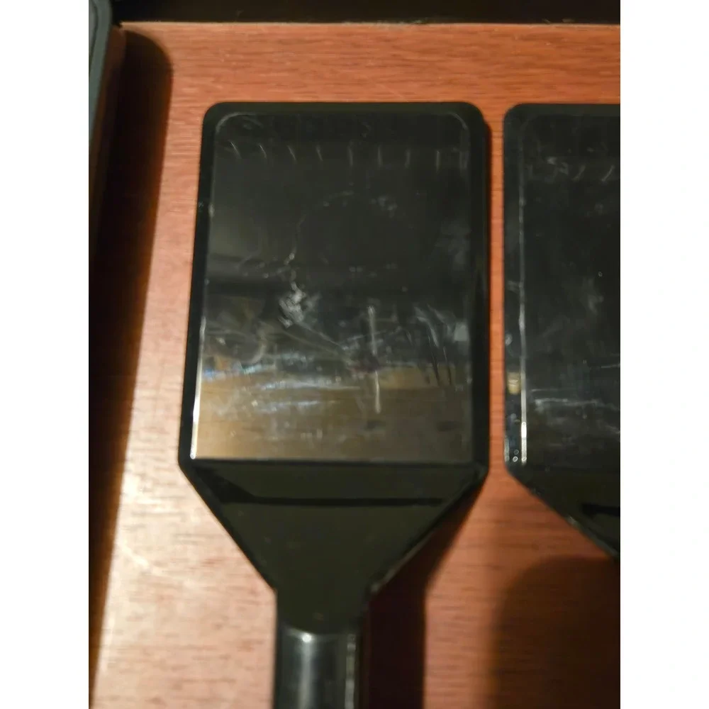 Maryland Plastics Black Plastic Spatula Set of 3 Kitchen Serving Tools MP020618